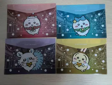 치이카와 x 세븐일레븐 오리지널 플랫 케이스 4종 세트