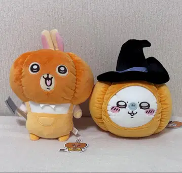 치이카와 우사기 모몽가 호박 BIG 봉제 인형 2체 세트