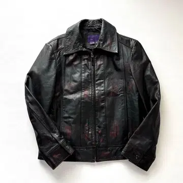 새상품급 ZARA 천연 가죽 빈티지 가공 더블 라이더 자켓