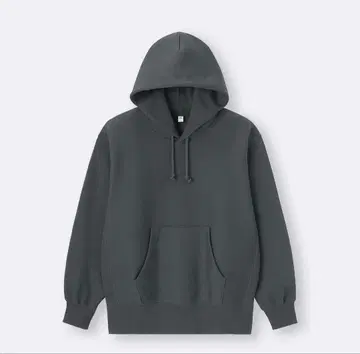 gu 헤비 웨이트 후드 맨투맨 다크 브라운 XXL