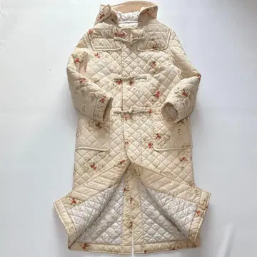 [레어] 원더풀 월드 퀼팅 롱 코트 토끼