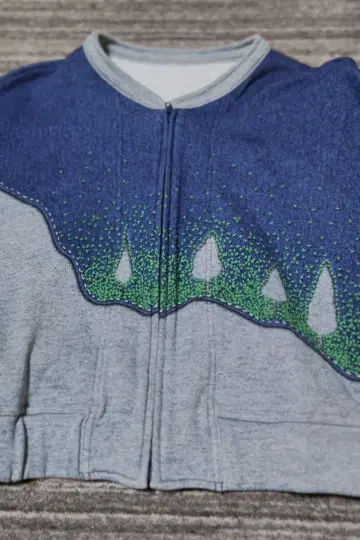 센소유니코 io come io 트레이닝복 원단 숏 점퍼