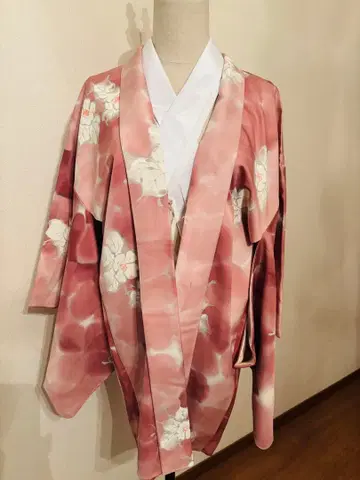 꽃무늬 핑크 겉옷