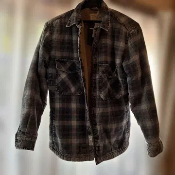 BAYFLOW 체크 무늬 플리스 자켓 M