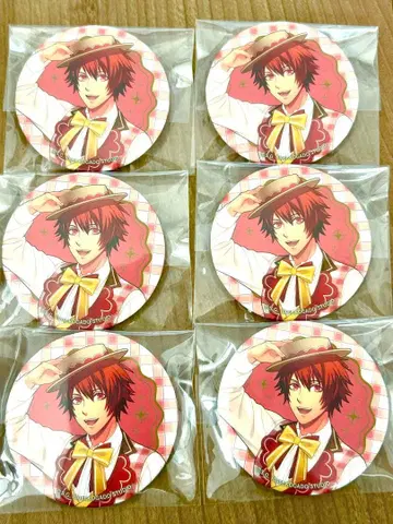 미사용 새상품 우타프리 오토야 스이파라 캔뱃지 6점 익명 배송