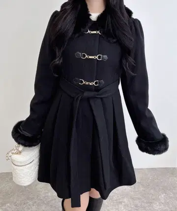 INGNI 비트 부착 도리 코트