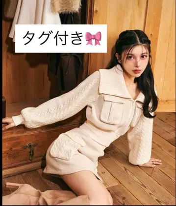 다리치 Darich 니트 콤비 맨투맨 셋업