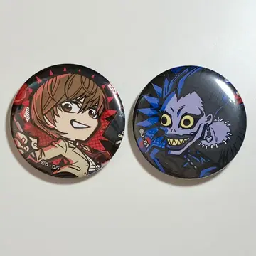 데스노트 이트툰 캔뱃지 야가미 라이토 류크 빅카메라 2개 세트