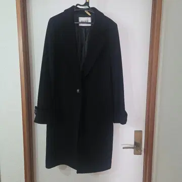 ROPE 블랙 롱 코트