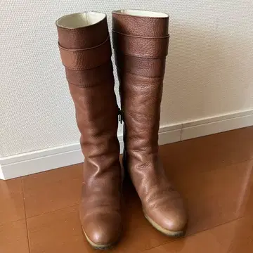 마가렛호웰 롱 부츠 다크 브라운 22.5cm