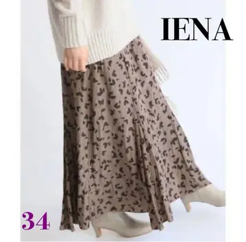 [ 새상품급 ] IENA / 이에나 뉴앙스 플레어 스커트 롱 34