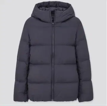UNIQLO 울트라 라이트 다운 코쿤 후드티 M 네이비