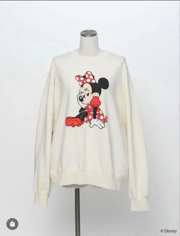 WCJ Disney 미니 마우스 프린트 맨투맨