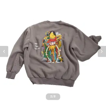 니트와 식객과 타카사키 [ SAMPLE ] 맨투맨 그레이