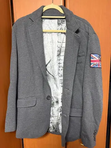 Desigual 그레이 테일러드 자켓