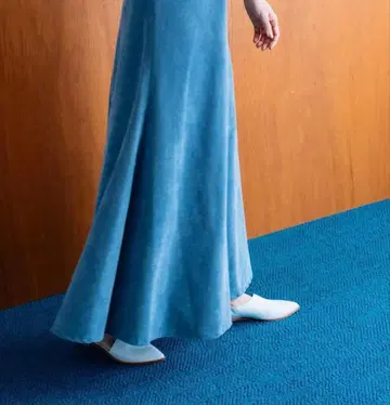 BED&BREAKFAST Chambray Corduroy Skirt