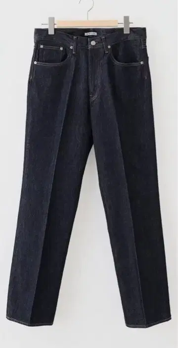 AURALEE 와이드 데님 HARD TWIST DENIM 5P PANTS