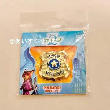 주토피아 경찰 배지 영화 극장 한정판 주토피아2 닉 주디