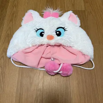 캐릭터 모자 고양이 얼굴 화이트와 핑크
