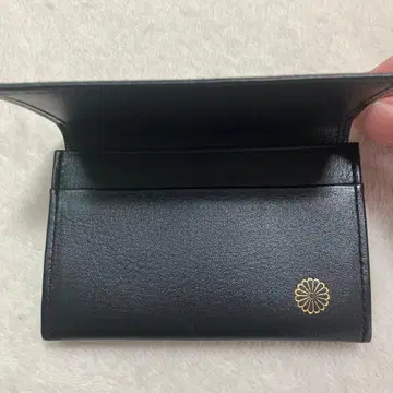 황궁 한정판 블랙 가죽 명함지갑 카드 케이스