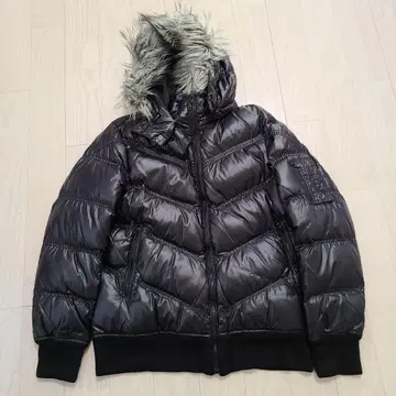 유니클로 프리미엄 다운 자켓 블랙 L 퍼 포함 남성용 3way