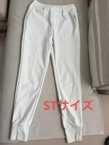 UNFILO 앙피로 조그 팬츠 아이보리 ST 사이즈 기모 타입