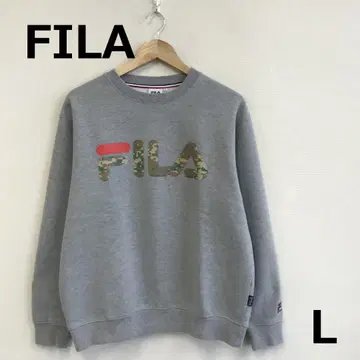 A1205C04 [ FILA ] 로고 프린트 속기모 맨투맨