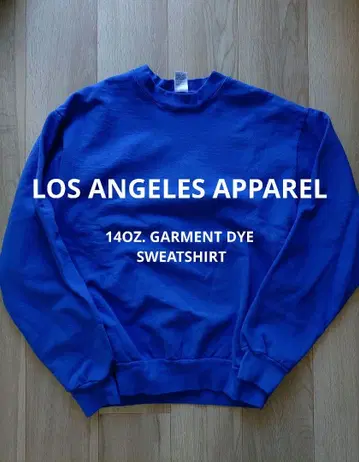 로스앤젤레스 어패럴 파랑 맨투맨 M 로스아파 트레이닝복