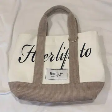 herlipto HLT mini tote 토트백 루미네 신주쿠 한정판