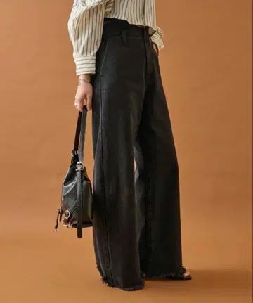 mystic 웨이브 데님 블랙