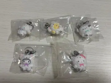 산리오 캐릭터즈 메지루시 액세서리 폭신폭신 스노우 세미 컴프 5종