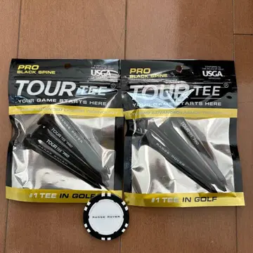 TOUR TEE PRO 블랙스 핑 티 2팩