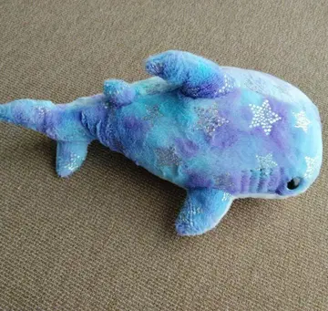 새상품급 징베에 상어 봉제 인형 반짝이 라메