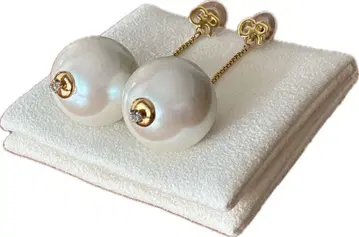 미사용 새상품 그랑마틱 빅 펄 체인 귀걸이