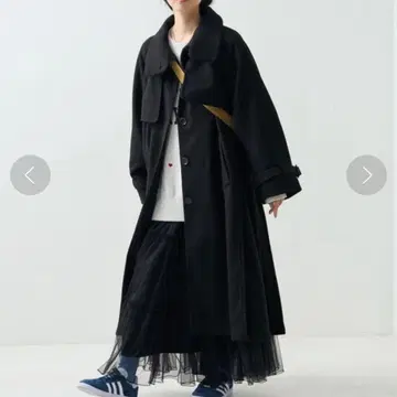 [ FREAK'S STORE ] 울리 2WAY 하이넥 코트/롱 코트