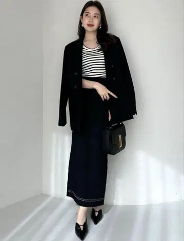 anuans 펜슬 니트 스커트