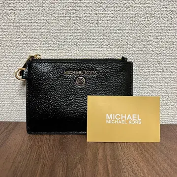 미사용 MICHAEL KORS 마이클코어스 블랙 코인 케이스 인기