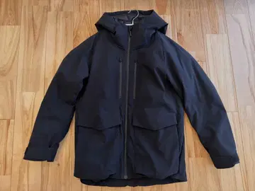 UNIQLO 하이브리드 다운 후드티 블랙 S