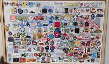 EXPO 2025 간사이 박람회 배지 모음