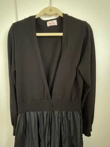 Mad made 블랙 긴팔 가디건