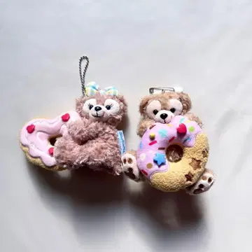 [ 도쿄디즈니씨 ] 도넛 봉제 인형 배치 더피 셰리 메이 세트 중고