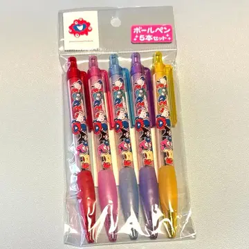 산리오 캐릭터 미야쿠미야쿠 볼펜 5개 세트