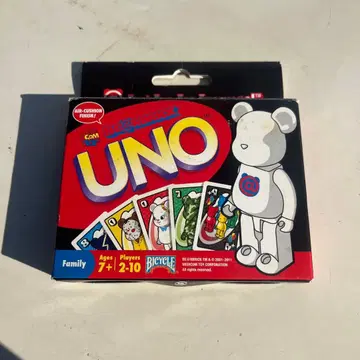 BE@RBRICK UNO 카드 게임 베어브릭 미사용
