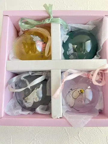 무민 크리스마스 오너먼트 muuria 4개 세트 미사용 새상품