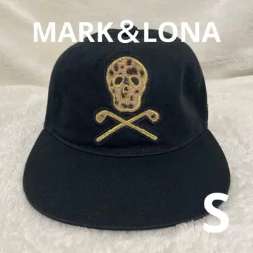MARK&LONA 마크앤로나 골프 캡 스컬 로고 블랙