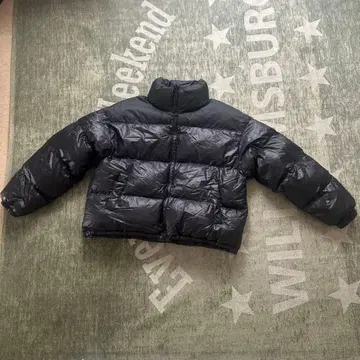 블랙 다운 자켓 M