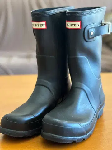 HUNTER 장화 레인슈즈 남성용