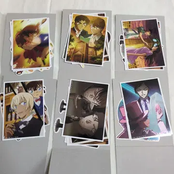 세가 럭키 쿠지 명탐정 코난 J상 브로마이드 & 스티커 세트 컴프