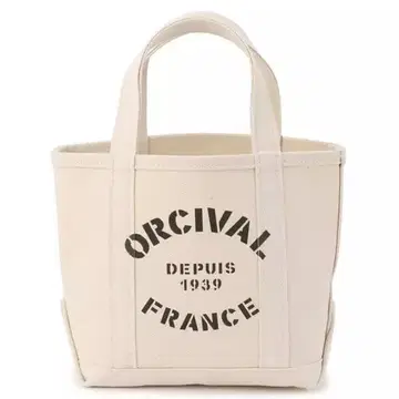 새상품 오르치발 프린트 토트백 S 에크루