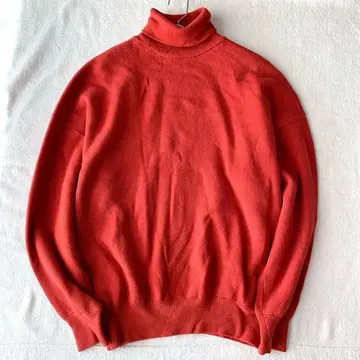 [ 프릭스스토어 ] 니트 면 혼방 터틀넥 긴팔 캐주얼 F